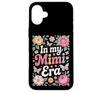 In My Mimi Era Retro Flowers Butterflies Groovy Grandma Case for iPhone 16 Plus