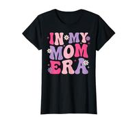 in My Mom Era Retro Floral Groovy Motherhood T-Shirt