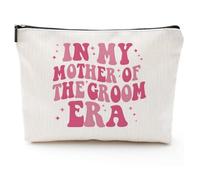 In My Mother of the Groom Era Makeup Bag - Wedding Cosmetic Bag Gift for Mother of the Bride, Bridal Shower Gifts for Groom's Mom, Mother’s Day Gift Ideas, In My Mother of the Groom Era