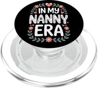 In My Nanny Era Heart Grandma Life PopSockets PopGrip for MagSafe