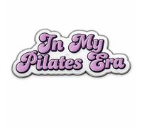 in My Pilates Era Metal Phone Sticker with 3M Sticky Backing