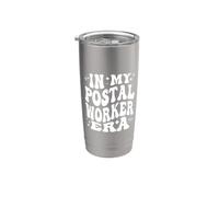 in My Postal Worker Era Mail Carrier Route Life Stainless Steel Insulated Tumbler