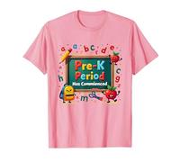 in My Pre-K Era: Period Has Commenced Fun School Quote T-Shirt, Men, Pink, M