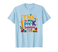in My Pre-K Era: This is My Pre-K Season T-Shirt, Men, Baby Blue, L