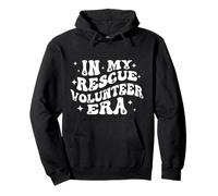 In My Rescue Volunteer Era Shelter Helper Animal Groovy Pullover Hoodie