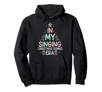 In My Singing Christmas Songs Era - Cute Groovy Xmas Pullover Hoodie