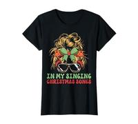 in My Singing Christmas Songs Era - Cute Groovy Xmas T-Shirt