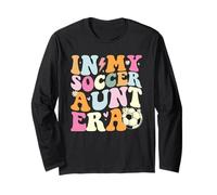 in My Soccer Aunt Era Retro Style Long Sleeve T-Shirt
