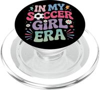 In My Soccer Girl Era Feminine Soccer Supporter Active PopSockets PopGrip for MagSafe