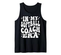 in My Softball Coach Era, Funny Softball Coaching Tank Top