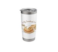 in My Sourdough Era Bread Making Baking Sourdough Starter Stainless Steel Insulated Tumbler