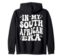 In My South African Era, South Africa Heritage Roots Travel Zip Hoodie