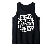 in My Speech Teacher Era, Funny School Pathologist, Cute SLP Tank Top