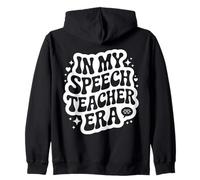 In My Speech Teacher Era, Funny School Pathologist, Cute SLP Zip Hoodie