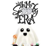 In My Spooky Era Cake Topper, Halloween Spooky Birthday Cake Decor, Happy Boo Day, Halloween Ghost Spider Bat Horror Birthday Party Decorations Supplies