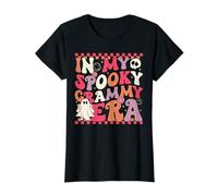 in My Spooky Grammy Groovy Retro Cute Ghost Boo Halloween T-Shirt