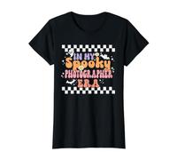 in My Spooky Photographer Era Retro Groovy Halloween Costume Value Graphic T-Shirt, Women, Black, S