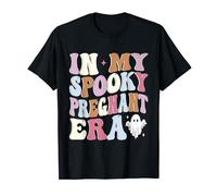 In My Spooky Pregnant Era Groovy Pregnancy Costume T-Shirt