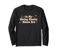 in My String Cheese Mama Era Croquette Women Mom Mothers Day Long Sleeve T-Shirt