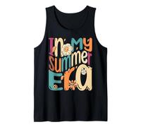 in My Summer Era Groovy Retro Cool Summer Break Vacation Tank Top