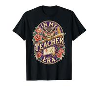 in My Teacher Era Owl Academic School Educator Instructor Value Graphic T-Shirt