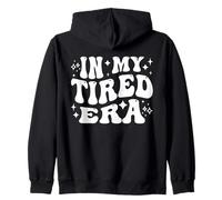 In My Tired Era, Exhausted, Burnout Recovery, Rest Zip Hoodie