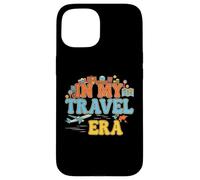 In My Travel Era Funny Traveler Airplane Summer Vacation Case for iPhone 15
