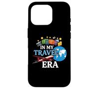 In My Travel Era Funny Traveler Airplane Summer Vacation Case for iPhone 16 Pro
