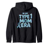 In My Type 1 Mom Era Diabetes Awareness Zip Hoodie