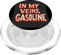 In My Veins, Gasoline for a Bold and Fiery Look PopSockets PopGrip for MagSafe