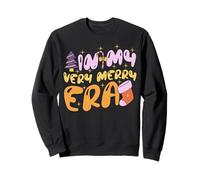 In My Very Merry Era - Cute Groovy Xmas Sweatshirt