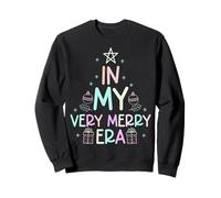 In My Very Merry Era - Cute Groovy Xmas Sweatshirt