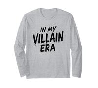 in My Villain Era Dripping Font Grunge Aesthetic Graphic Long Sleeve T-Shirt