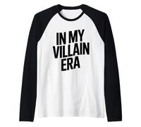 in My Villain Era Shirt Bold Trendy Statement Tee Raglan Baseball Tee