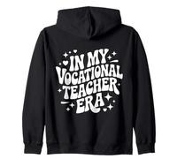 In My Vocational Teacher Era, Cute CTE Trade Teacher Zip Hoodie