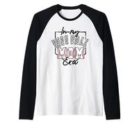 in My Wee Ball Mom Era Leopard Print Matching Game Day Sport Raglan Baseball Tee