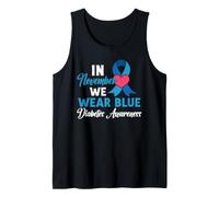 in November We Wear Blue Diabetes Awareness T1D T2D Diabetic Tank Top