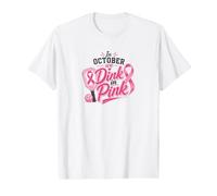 in October We Dink Pink Pickleball Breast Cancer Awareness Value Graphic T-Shirt