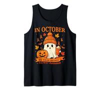 in October We Wear Orange ADHD Neurodiversity Halloween Tank Top