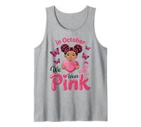 In October We Wear Pink Breast Cancer Awareness Halloween Tank Top