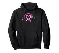 in october we wear pink for Breast Cancer Heartbeat Pullover Hoodie