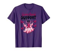 in October We Wear Pink Ghost - Scary Good Support T-Shirt, Men, Purple, 3XL