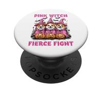 In October We Wear Pink Pembroke Welsh Corgi Breast Cancer PopSockets Adhesive PopGrip