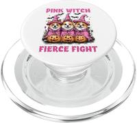 In October We Wear Pink Pembroke Welsh Corgi Breast Cancer PopSockets PopGrip for MagSafe