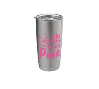 in October We Wear Pink Stainless Steel Insulated Tumbler
