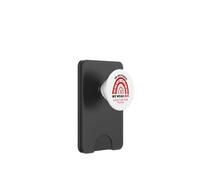 In October We Wear Red Sudden Cardiac Arrest Awareness PopSockets PopWallet for MagSafe