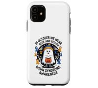 In October We Wear Yellow Blue Down Syndrome Ghost Case for iPhone 11