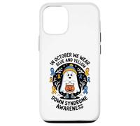 In October We Wear Yellow Blue Down Syndrome Ghost Case for iPhone 12/12 Pro