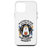 In October We Wear Yellow Blue Down Syndrome Ghost Case for iPhone 12 mini