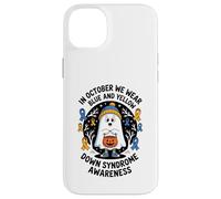 In October We Wear Yellow Blue Down Syndrome Ghost Case for iPhone 14 Plus